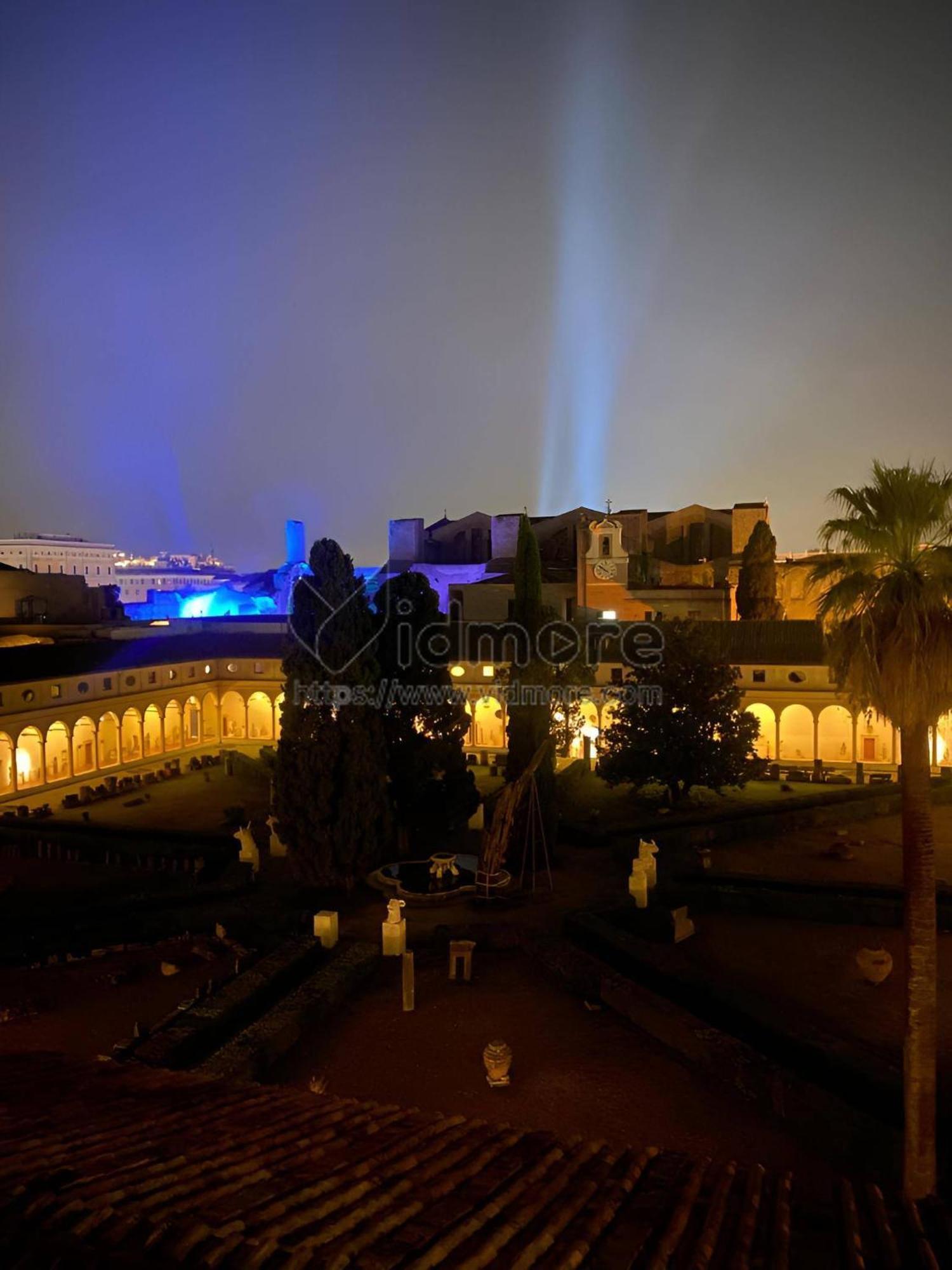 Camera X2 Con Magnifica Vista Sul Chiostro Di Michelangelo E Le Terme Di Diocleziano Rom Exteriör bild